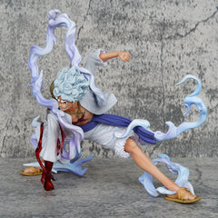 Halloweez One Piece Gear 5 Nika Luffy Action Figure - Premium Anime PVC Toy for Collectors