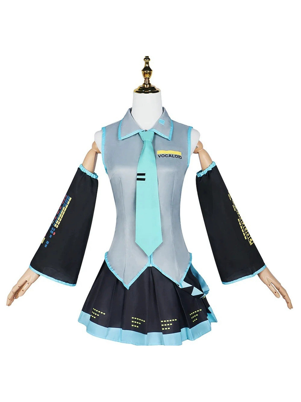 Hatsune Miku Cosplay Costume,Custom Outfit for Halloween & Anime Con