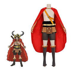 One Piece Luffy Elbaf Cosplay Costume Custom Outfit for Comic Con Halloween