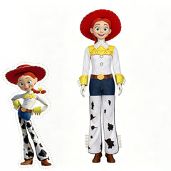 Toy Story Jessie Cowgirl Cosplay Costume Custom‑Made for Halloween Comic‑Con