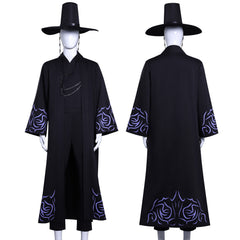 In Stock K-Pop Demon Hunters Jinu Saja Boys Cosplay Costume, Custom Outfit for Halloween & Comic Con