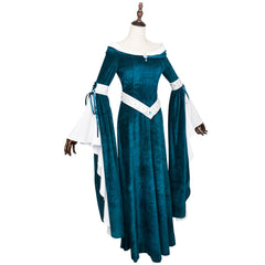 Medieval Velvet Princess Gown Cosplay Costume Custom for Halloween & Masquerade