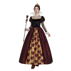 Alice in Wonderland Queen of Hearts Cos Dress Custom for Halloween & Con