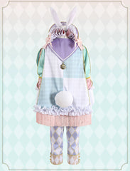 Twisted Wonderland Epel White Rabbit Festival Cosplay Costume, Custom Outfit for Comic Con & Halloween