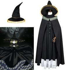 Witch Cloak Dress Cosplay Costume Custom for Halloween & Anime Con