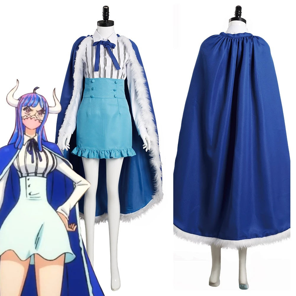 One Piece Ulti Cosplay Costume Full Set: Anime Roleplay Dress for Women with Factory Stock