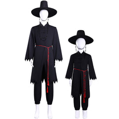 In Stock KPop Demon Hunters Saja Boys Cosplay Costume, Custom Outfit for Stage Show & Halloween