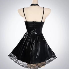 Death Note Misa Amane Cosplay Costume Classic Anime Leather Skirt Full Set Outfit - Halloweez