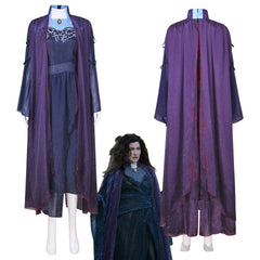 WandaVision Agatha Harkness Cosplay Costume Scarlet Witch Mentor Women Dress In Stock - Halloweez