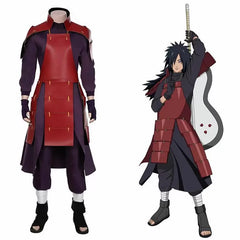 Naruto Uchiha Madara Cosplay Costume, Custom‑Made for Comic‑Con & Halloween