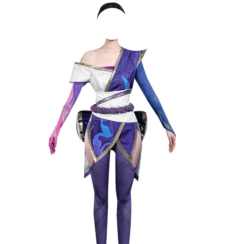 Spirit Blossom Akali Cosplay Costume League of Legends, Custom Outfit for Halloween & Comic Con