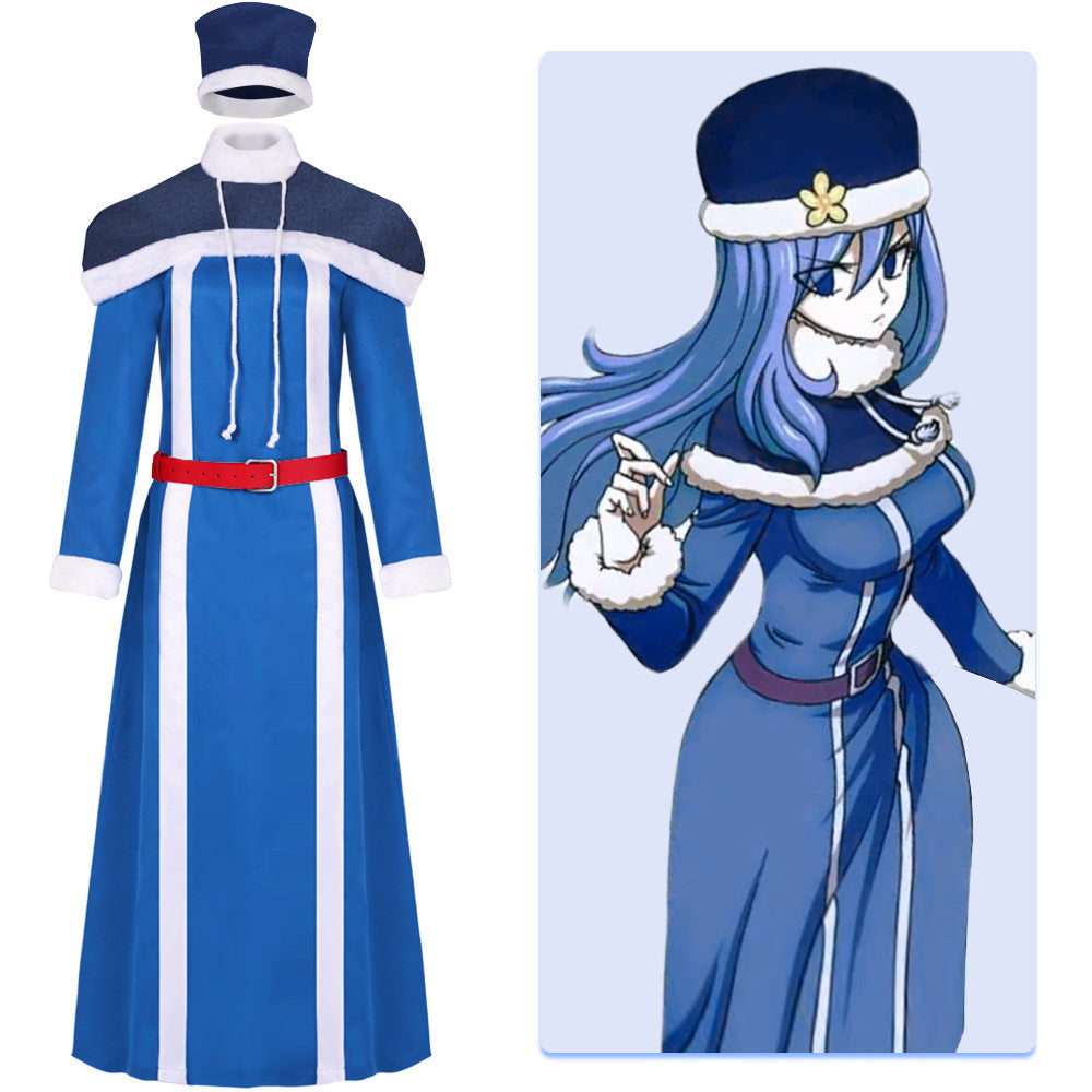 Fairy Tail Juvia Lockser Cosplay Costume Halloween Party Outfit Ready Stock - Halloweez