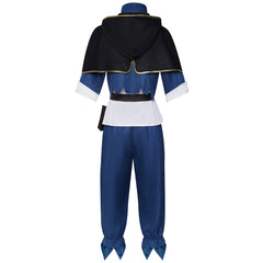 Black Clover Asta Cosplay Costume, Full Cloak Set Anime Halloween Outfit Custom
