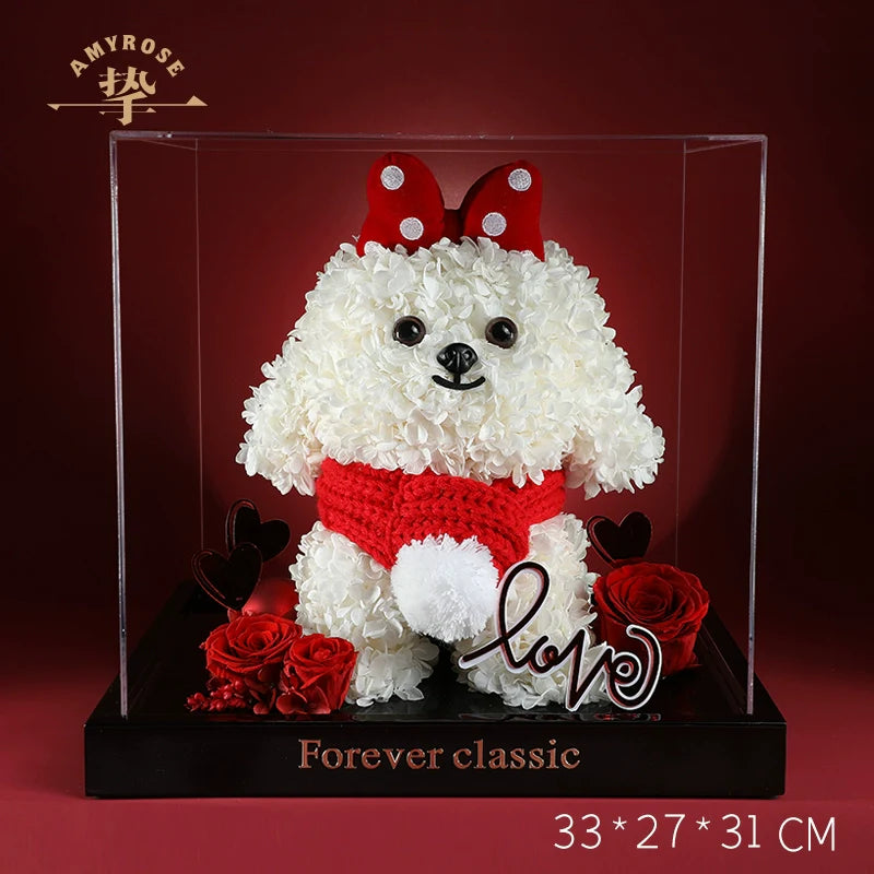 Halloweez Maltese Figurine – Ideal Present for Teachers, Birthdays, Valentine's Day, and Weddings