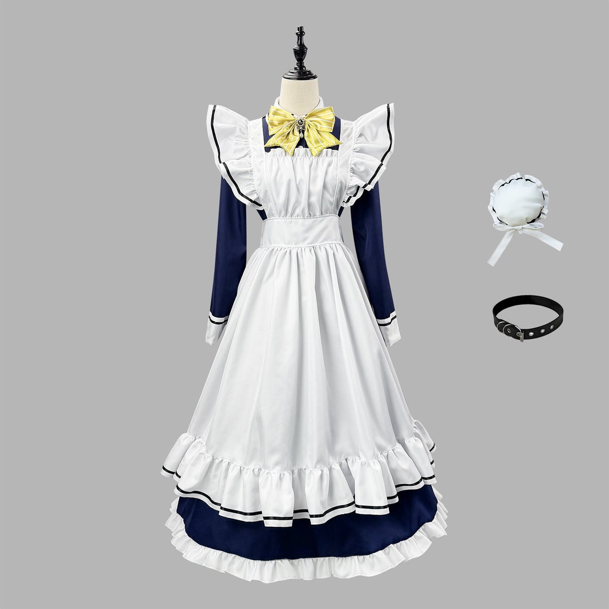 Anime Long Maid Cosplay Costume, Custom Made for Halloween & Convention