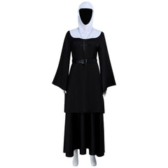 The Nun Cosplay Costume Custom Horror Movie Halloween Roleplay Outfit