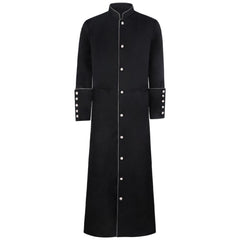 Medieval Priest Cosplay Costume Custom Red Trim Robe Halloween Roleplay Outfit