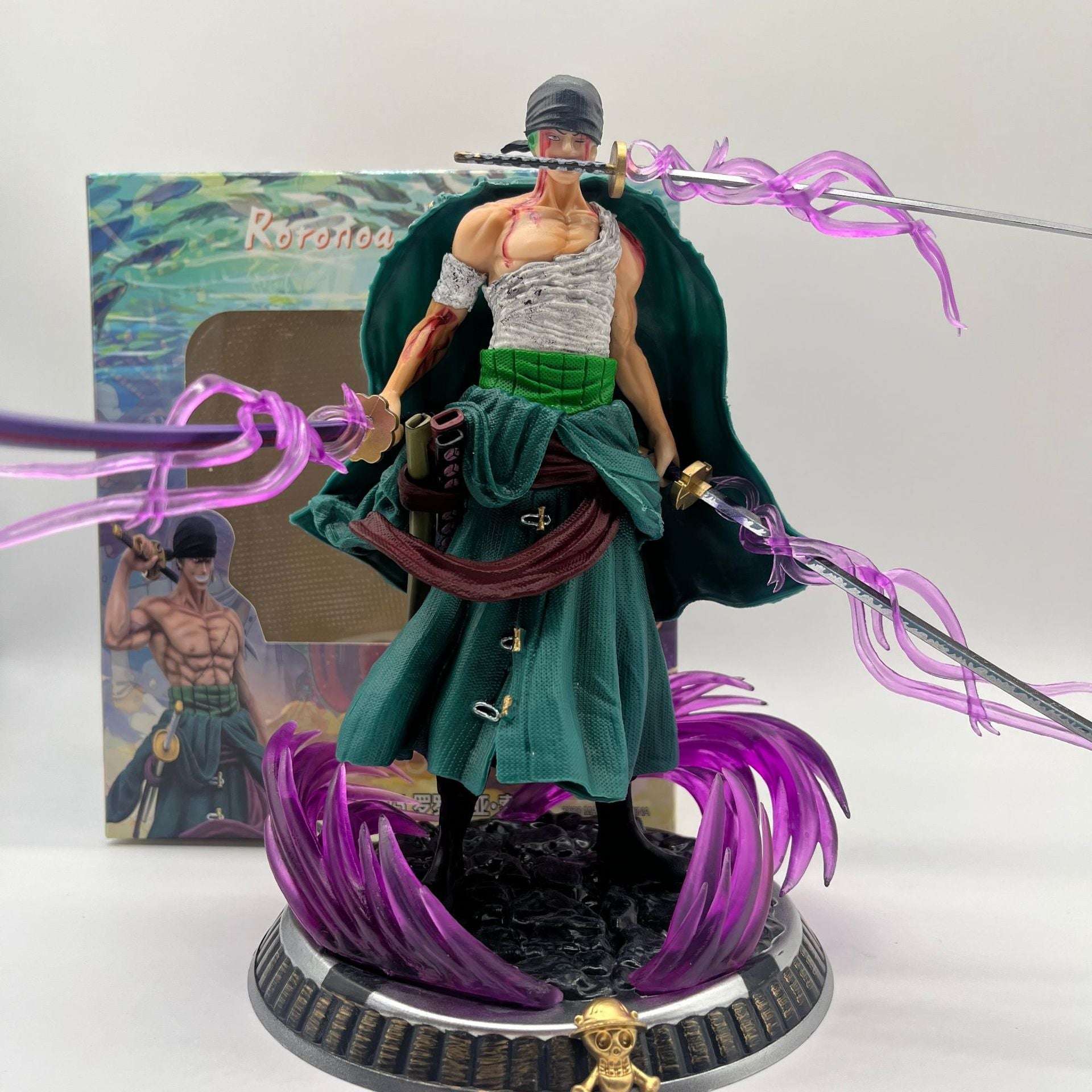 Figurine articulée en PVC de Roronoa Zoro pour Halloween - Collection One Piece Anime