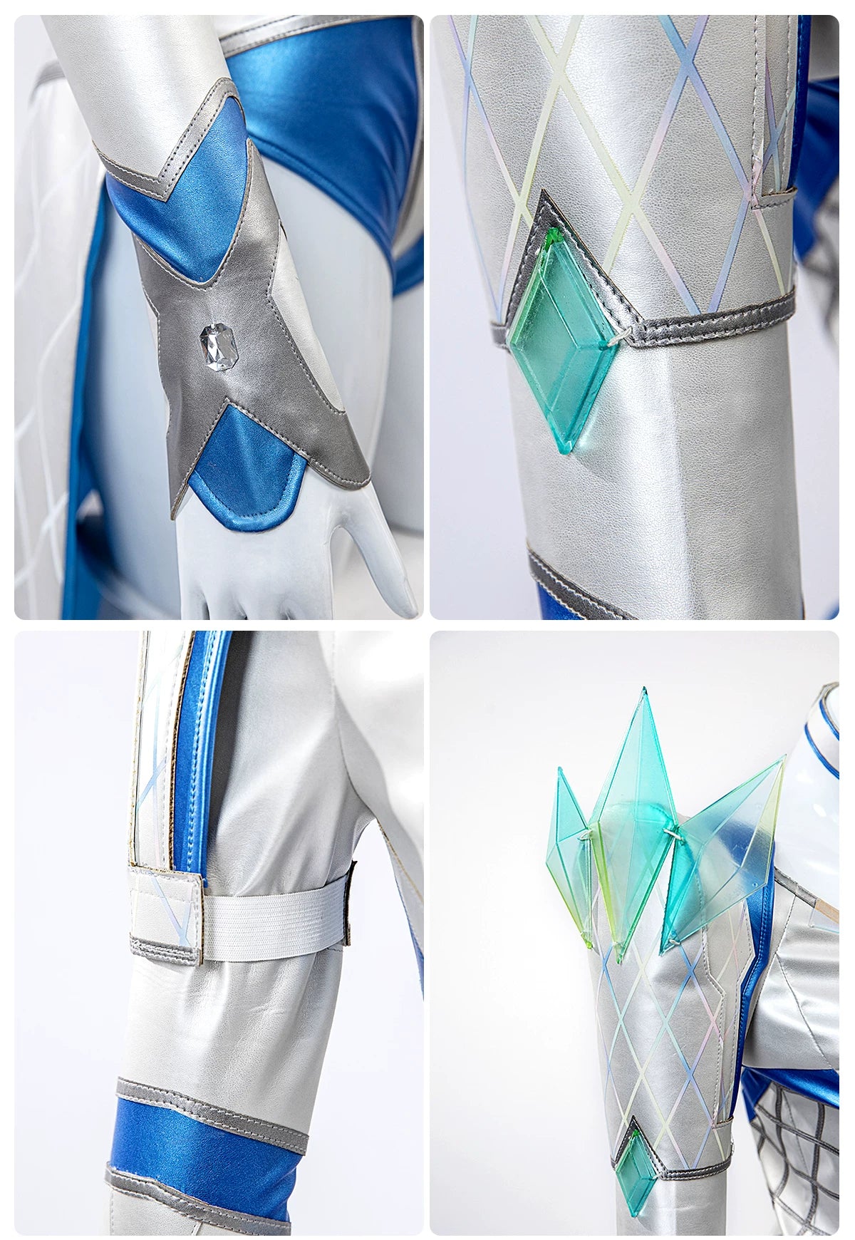 Marvel Rivals Emma Frost Cosplay Costume, White Queen Full Set Anime Game Outfit for Women Halloween Party Cosplay - Halloweez