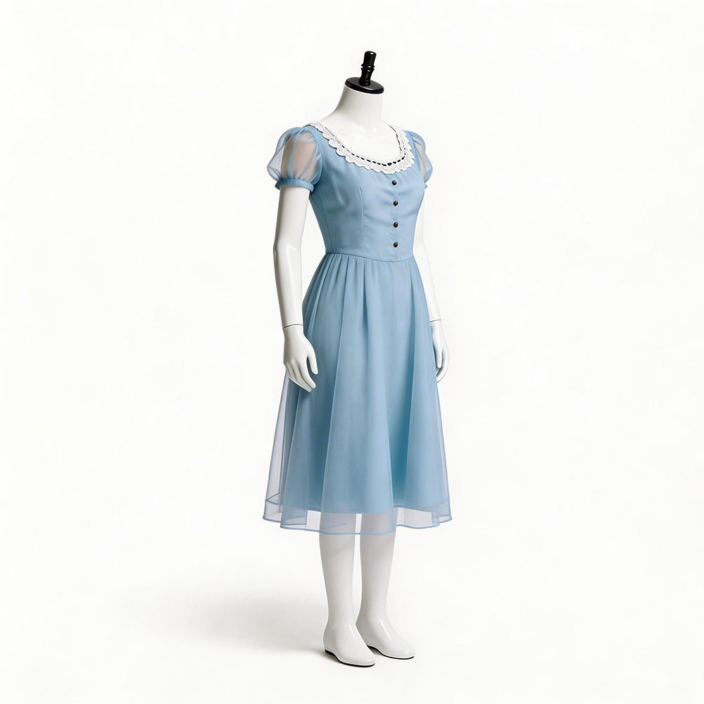 Alice's Adventures in Wonderland Alice Cosplay Dress Women Halloween Roleplay Costume Outfit - Halloweez