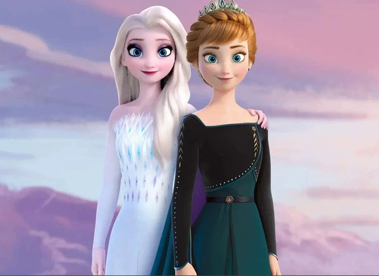 Frozen 2 Anna Coronation Princess Dress, Official Anna Cosplay Costume for Women Girls, Movie Character Outfit - Halloweez