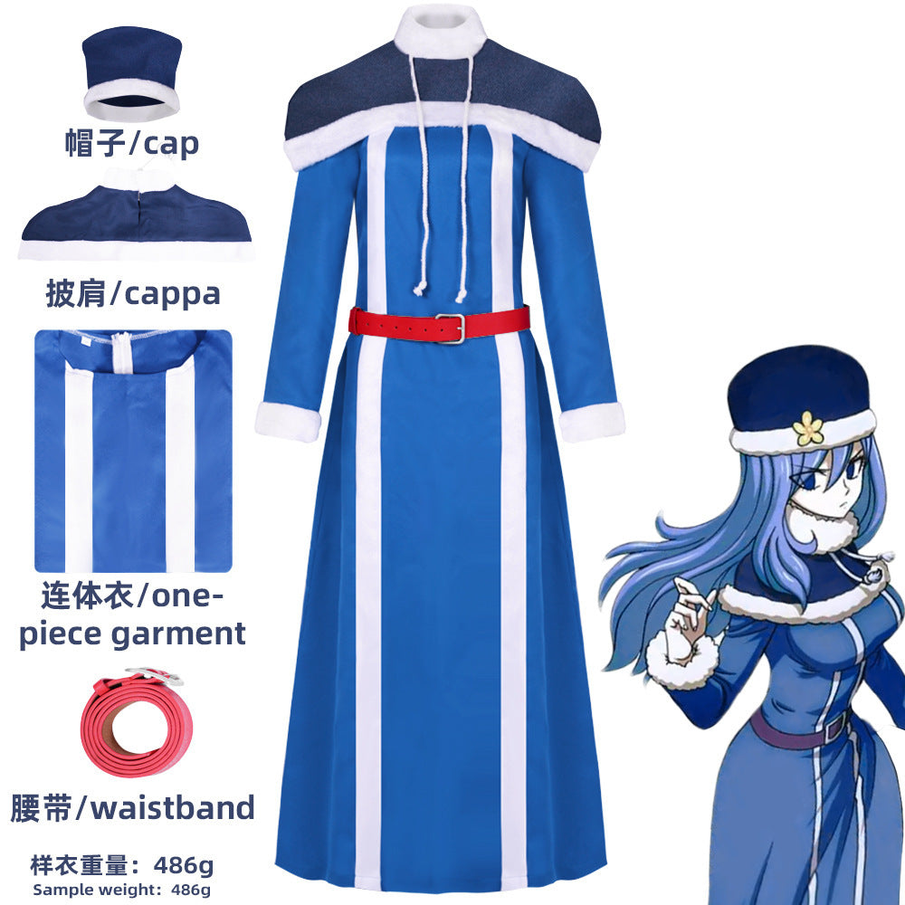 Fairy Tail Juvia Lockser Cosplay Costume Halloween Party Outfit Ready Stock - Halloweez