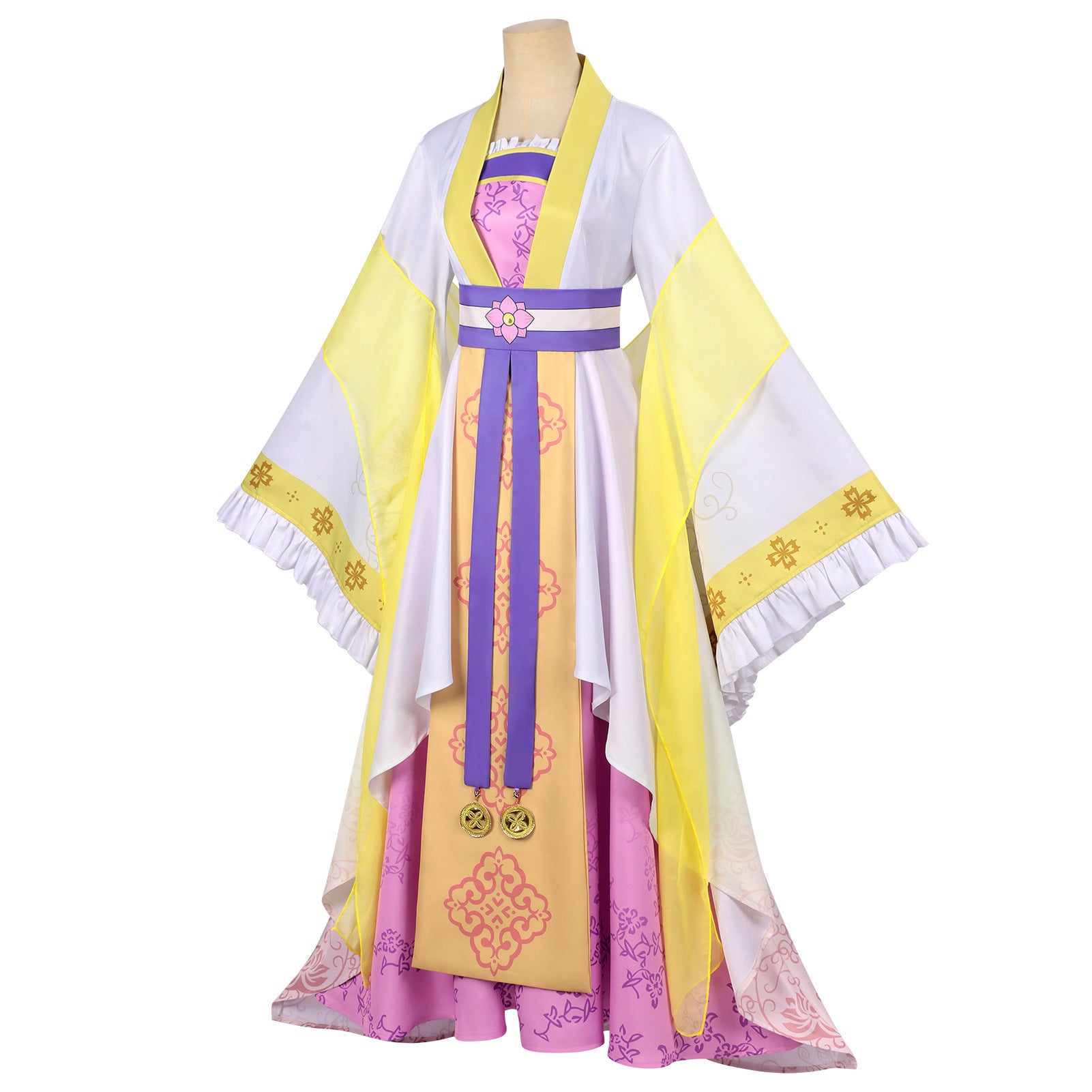 Though I Am An Inept Villainess Huang Linglin Cosplay Dress, Chinese Ancient Style Retro Costume, Anime Traditional Han Style Dress For Cosplay Party - Halloweez