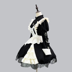 Dark Gothic Maid Cosplay Costume, Custom Made for Halloween & Conventions