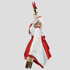 Japanese Shrine Maiden Cosplay Costume, Custom Made for Halloween & Dance Show