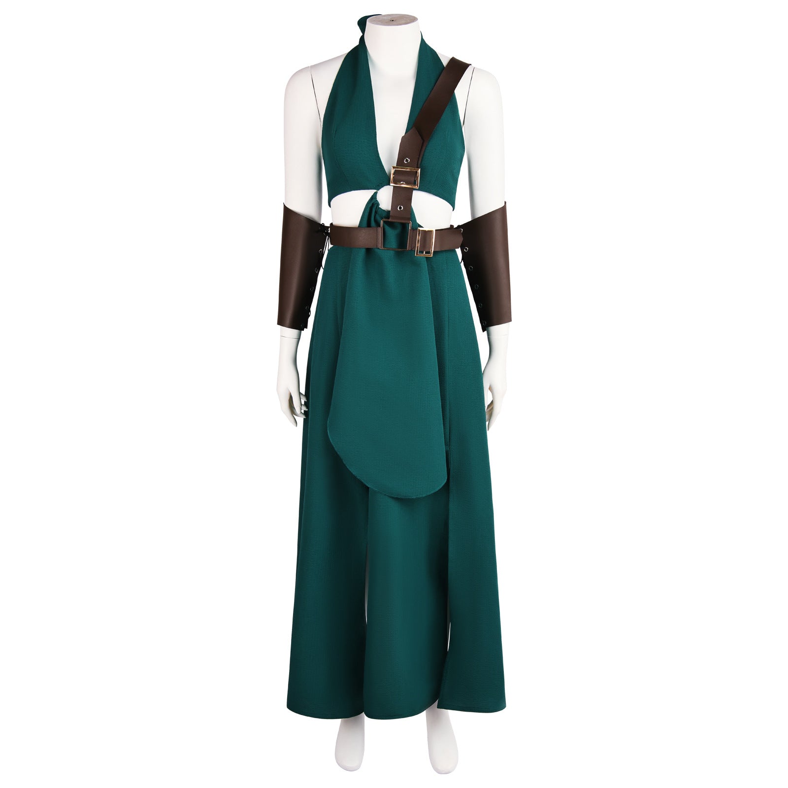 Game of Thrones Missandei Cosplay Dress, Halter Backless Design, Medieval Fantasy Character Dress, Cosplay Costume for Party and Role Play - Halloweez