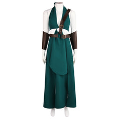 Game of Thrones Missandei Cosplay Dress, Halter Backless Design, Medieval Fantasy Character Dress, Cosplay Costume for Party and Role Play - Halloweez