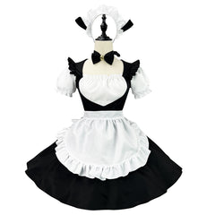 Black Cat Bell Maid Cosplay Costume, Custom Made for Halloween & Comic Con