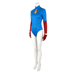 Street Fighter Chun‑Li Cosplay Bodysuit,Custom‑Made,Halloween&Stage Performance