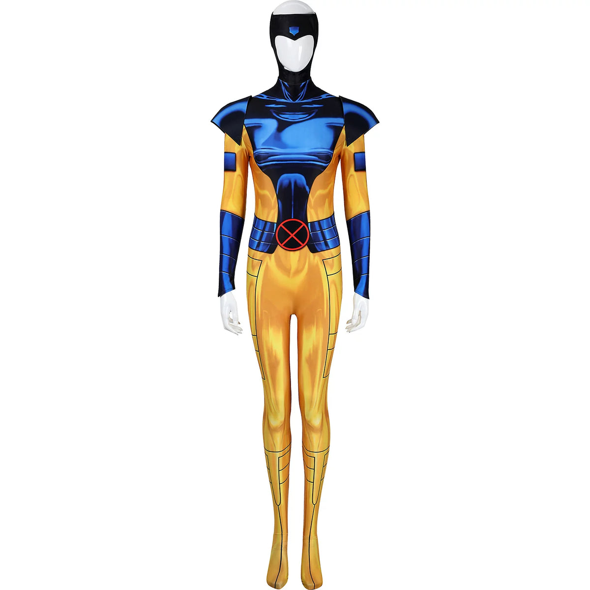 X-Men 97 Jean Grey Phoenix Cosplay Costume Women Tight Bodysuit Full Set - Halloweez