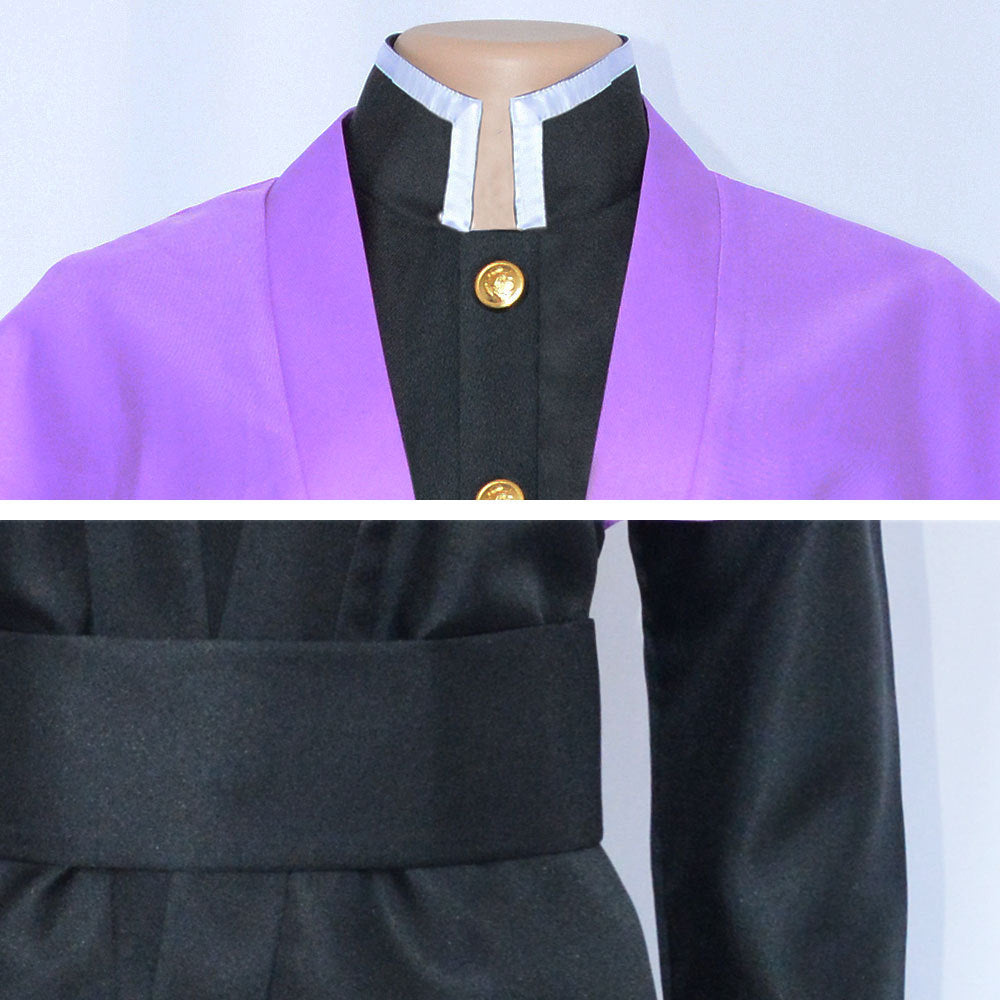 Demon Slayer: Kimetsu no Yaiba Shinazugawa Genya Cosplay Costume - Halloweez