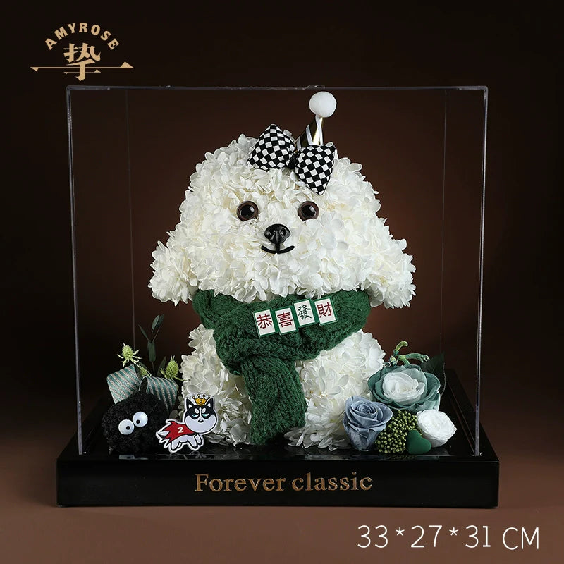 Halloweez Maltese Figurine – Ideal Present for Teachers, Birthdays, Valentine's Day, and Weddings