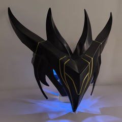LOL Yone Plastic Mask Cos Prop For Halloween & Game Convention