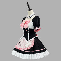 Cute Paw Print Maid Cosplay Costume, Custom Made for Party & Comic Con