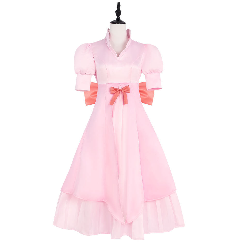 One Piece Charlotte Pudding Wedding Dress Cosplay Costume Full Set for Halloween - Halloweez