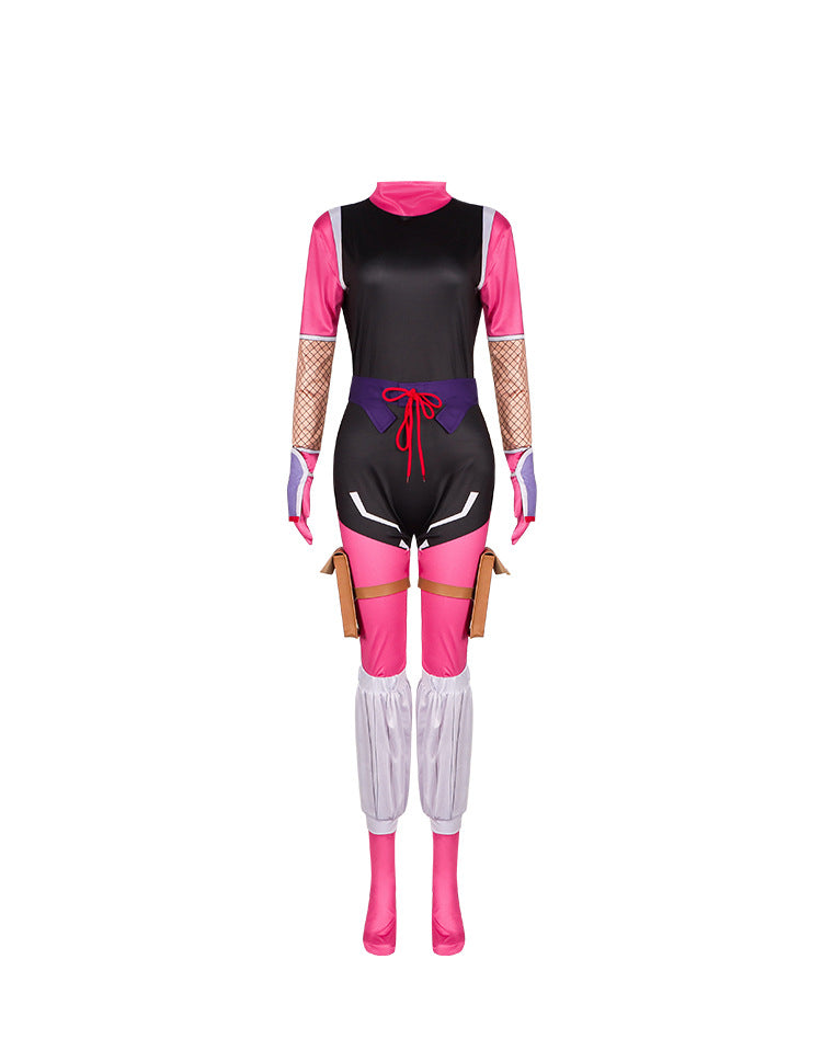 Ayame Momochi Cosplay Jumpsuit | I'm Living with an Otaku NEET Kunoichi Tight Bodysuit - Halloweez