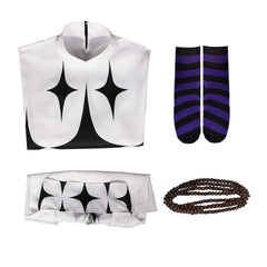 One Piece Pell Falcon White Robe Cosplay Costume Full Set for Halloween Party - Halloweez
