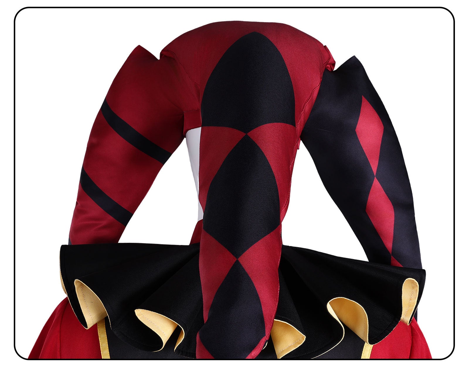 Freak Circus Harlequin Jester Pierrot Clown Cosplay Costume - Halloweez