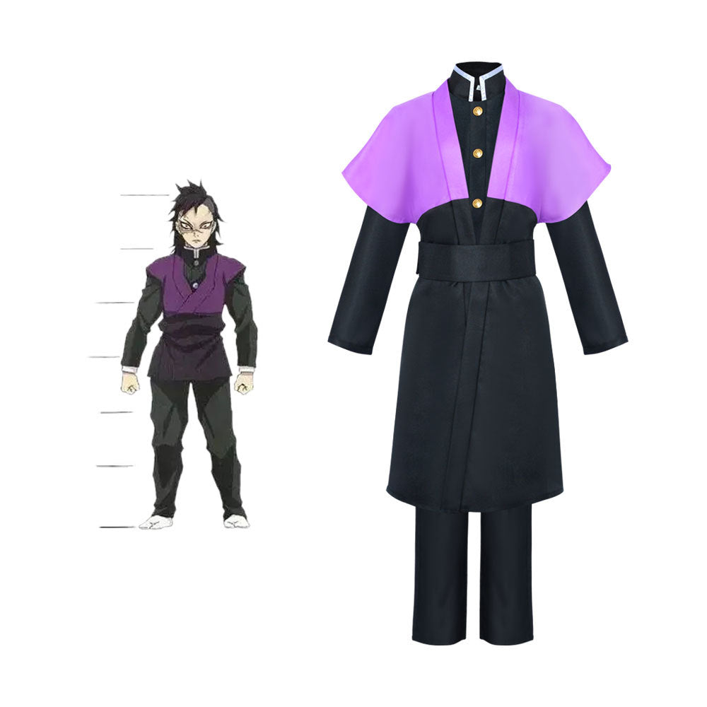 Demon Slayer: Kimetsu no Yaiba Shinazugawa Genya Cosplay Costume - Halloweez