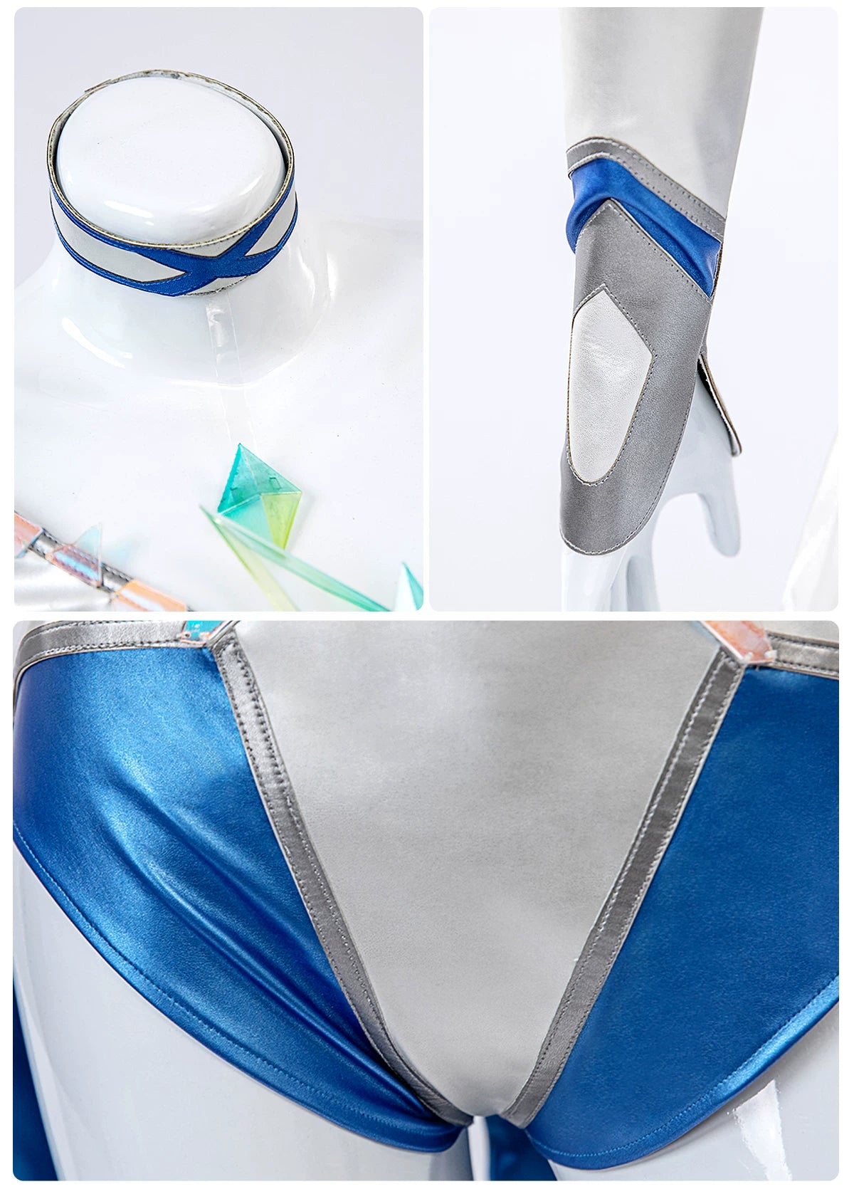 Marvel Rivals Emma Frost Cosplay Costume, White Queen Full Set Anime Game Outfit for Women Halloween Party Cosplay - Halloweez