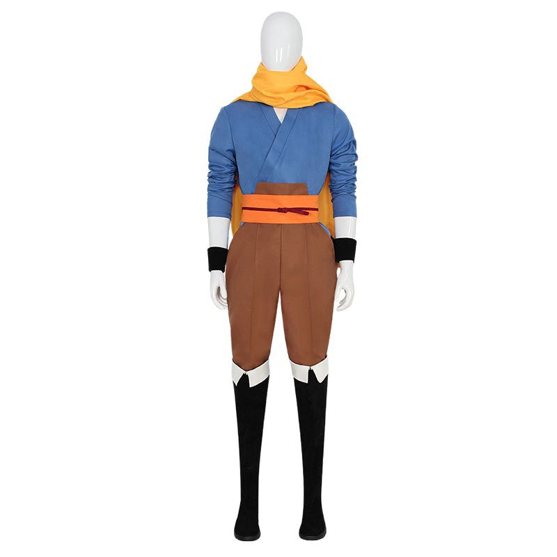 Yomi no Tsugai Yuru Japanese Kimono Full Set Halloween Cosplay Costume - Halloweez