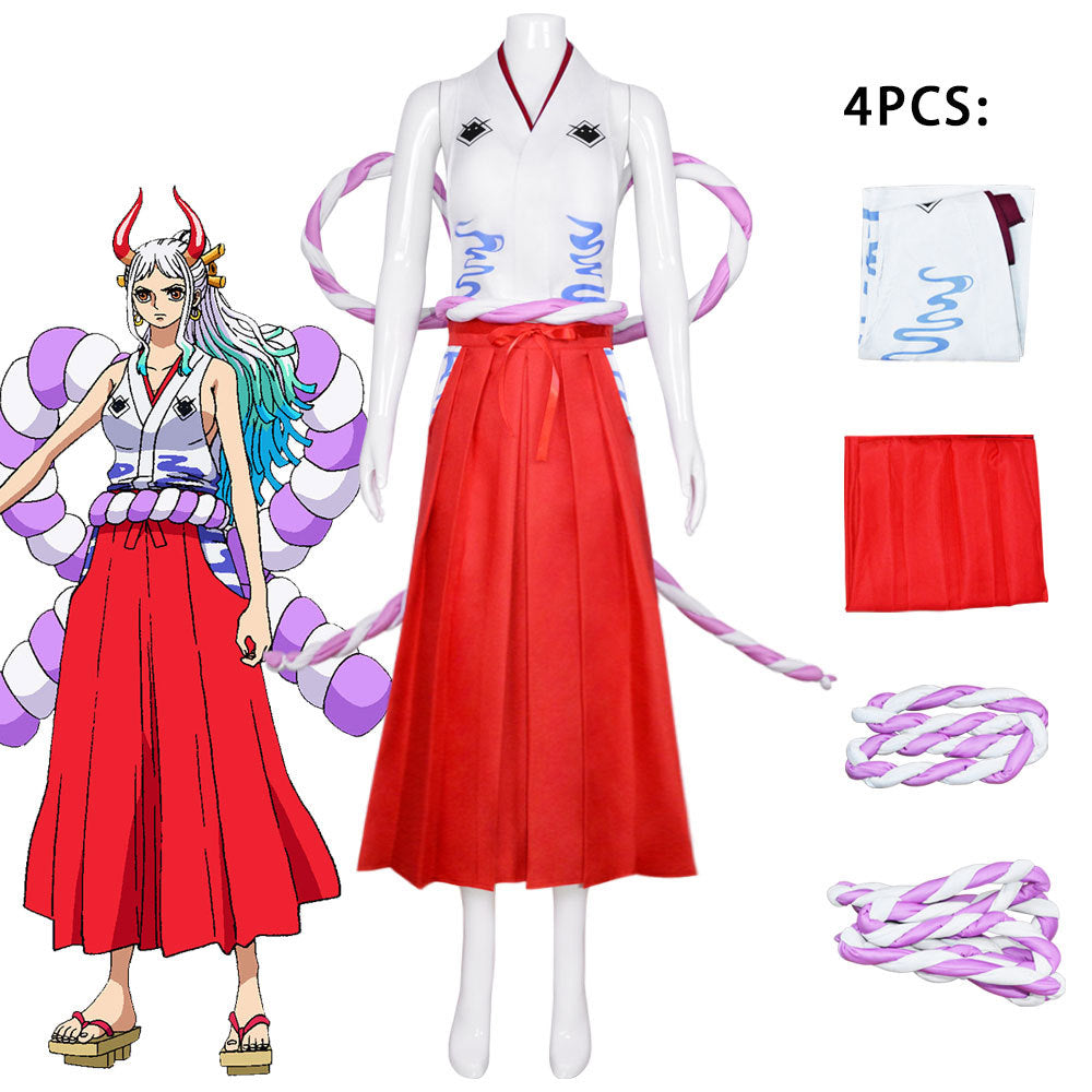 One Piece Yamato Cosplay Costume Halloween Women Party Outfit In Stock - Halloweez