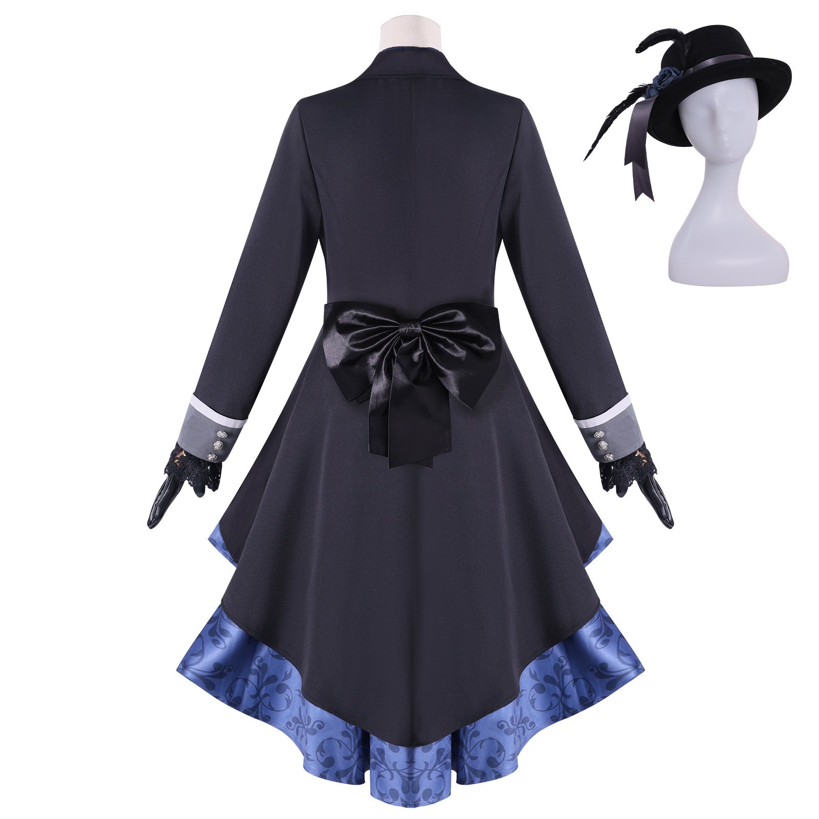 Black Butler Emerald Witch Arc Ciel Phantomhive Black Rose Cosplay Costume Women Outfit - Halloweez