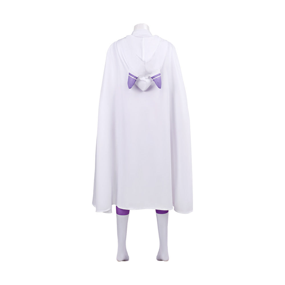 Re:ZERO Starting Life in Another World Emilia Cosplay Jumpsuit Bodysuit - Halloweez