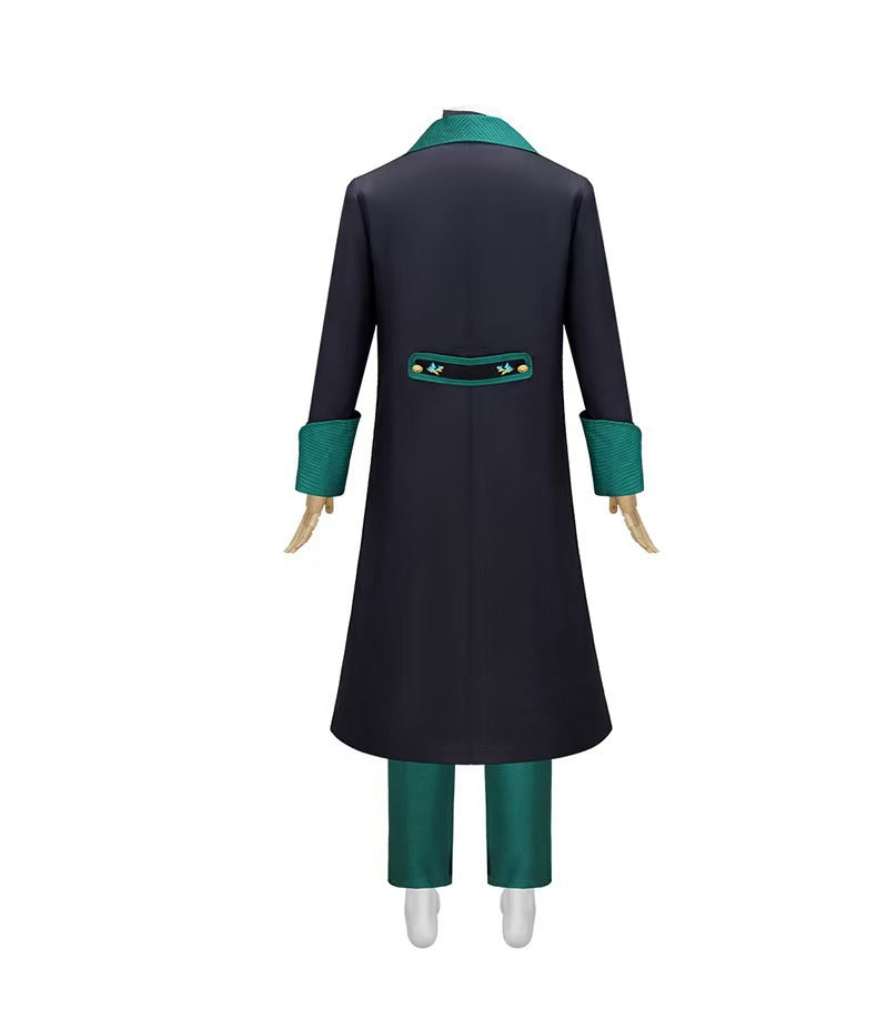 Wicked: For Good Madame Morrible Dark Green Long Dress Cosplay Outfit for Wizard of Oz Fans - Halloweez