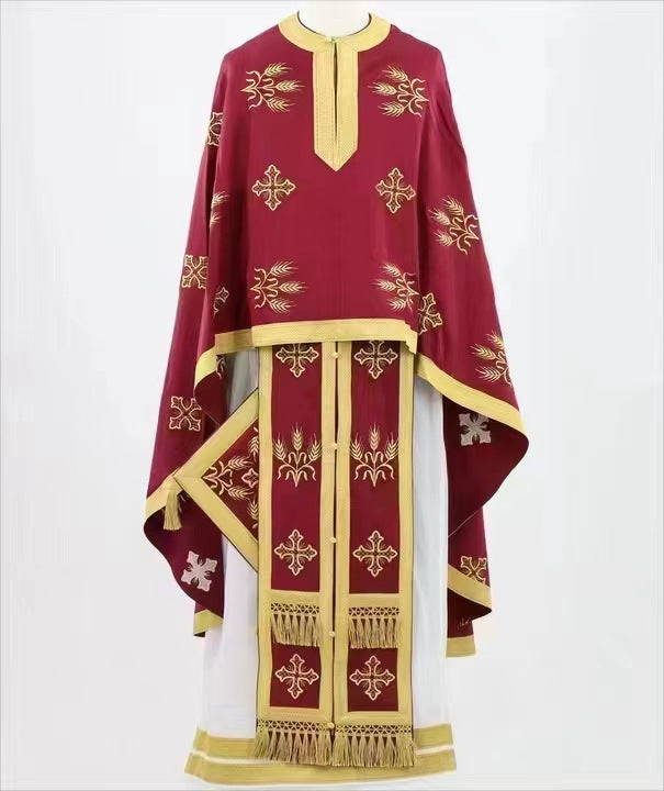 Priest Prayer Robe Cosplay Costume, Custom for Stage & Halloween